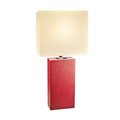 Star Brite Modern Leather Table Lamp - Red ST34960